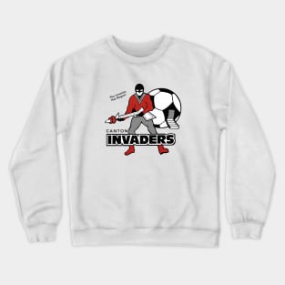 Defunct Canton Invaders Soccer 1991 Crewneck Sweatshirt